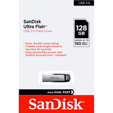 Sandisk Ultra Flair 128GB ( USB 3.0 Flash Drive )